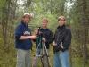 Doug, John & Kevin on DHP field support nr Whitehorse, YK