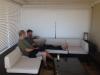 Kicking back at the condo